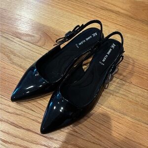 Anne Klein Patent Leather Kitten Heels